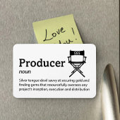 Producentendefinitie - het vastgestelde leven 4"x  magneet