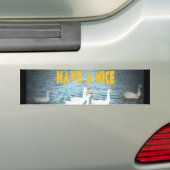 Product aanpassen bumpersticker (Op auto)