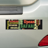 Product aanpassen bumpersticker (Op auto)