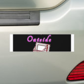 Product aanpassen bumpersticker (Op auto)