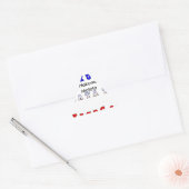Product aanpassen driehoek sticker (Envelop)