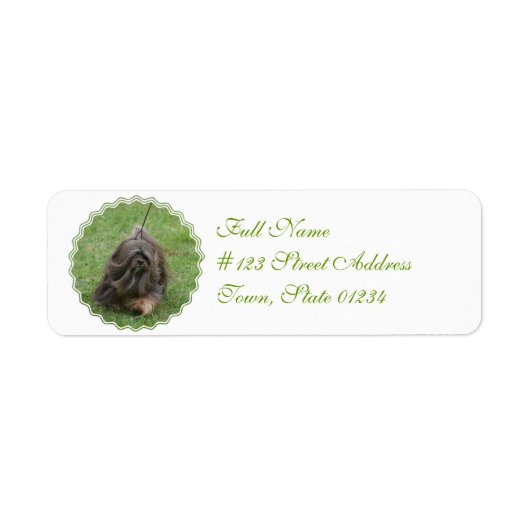 Product aanpassen etiket (Voorkant)