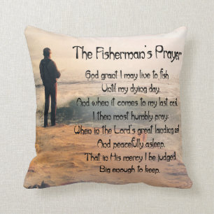 Product aanpassen Het Fishermans-gebed Kussen