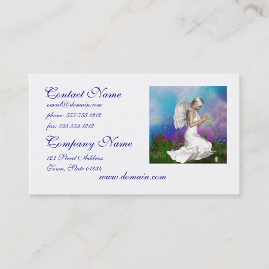 Product aanpassen visitekaartje (Voorkant)