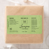 Product Customizable Lemon Green Label (Insitu)