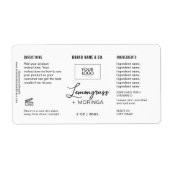 Product Customizable white & Black Label (Voorkant)