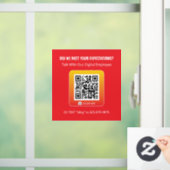 Product Genius - Rood 5x5 Window Cling Raamsticker (Huis)