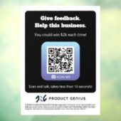 Product Genius - window cling - 101524version Raamsticker (Vel 3)