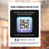 Product Genius - Window Cling - Sweepstakes Raamsticker (Vel 2)