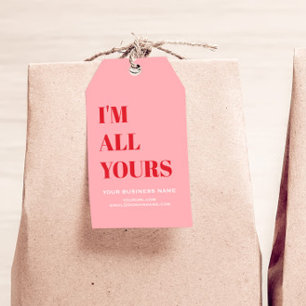 Product Label Label, ik ben helemaal van jou, onli Cadeaulabel