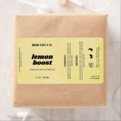 Product Lemon Yellow Rustic Label (Insitu)