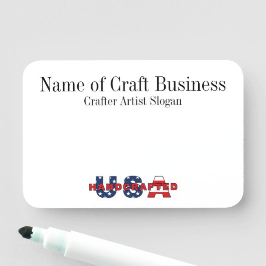 Product of Droog wissen Magnetische naamlabels Naamplaatje (In situ)