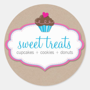 PRODUCT VERPAKKING LABEL schattig cupcake logo kra