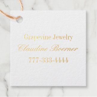 Product voor zakelijke artistieke Folie — Hang voo Bedankjes Labels