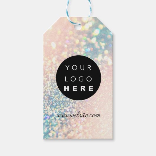 Productbeschrijving van de aangepaste Logo van bed Cadeaulabel (Voorkant)