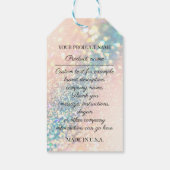 Productbeschrijving van de aangepaste Logo van bed Cadeaulabel (Achterkant)