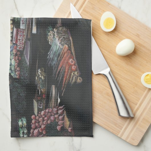 Producten van een geagglomereerde oogst, Jerusalem Theedoek (Quarter Fold)