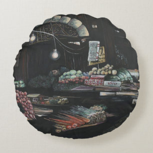 Producten van een geagglomereerde oogst, Jeruzalem Rond Kussen