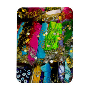 Producten voor verkoop op de markt voor specerijen magneet