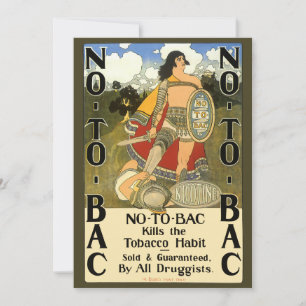 productetiket Art, No to Bac, stop met roken