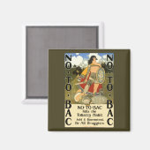 productetiket Art, No to Bac, stop met roken Magneet (Voorkant / Achterkant)