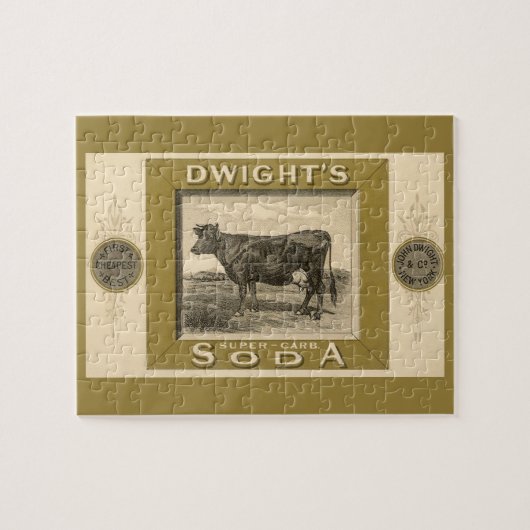 productetiket, gebicarboneerde soda van Dwight Legpuzzel (Horizontaal)