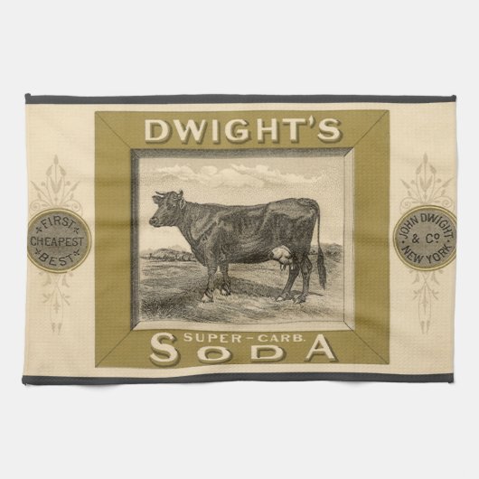  productetiket, gebicarboneerde soda van Dwight Theedoek (Horizontaal)