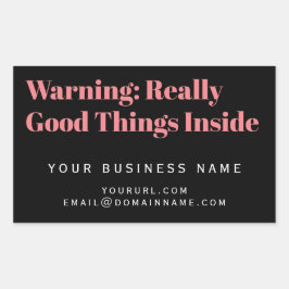 Productetiket, Zakelijke Koopdoos Verpakking, Rechthoekige Sticker