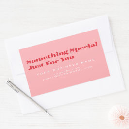 Productetiket, Zakelijke Koopdoos Verpakking, Rechthoekige Sticker