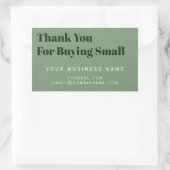 Productetiket, Zakelijke Koopdoos Verpakking, Rechthoekige Sticker (Tas)