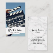 Producteur réalisateur Carte de visite (Devant / Derrière)