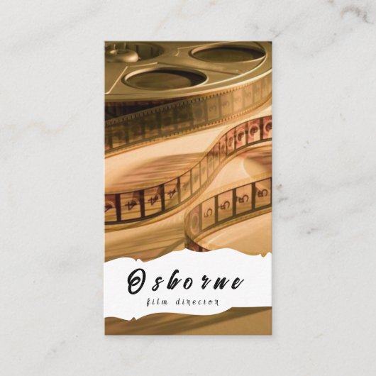 Producteur réalisateur Carte de visite (Devant)