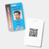 Productie-ID Badge (Voor- en achterkant)