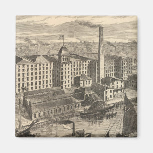 Productie van Clark's ONT Spool Cotton Magneet