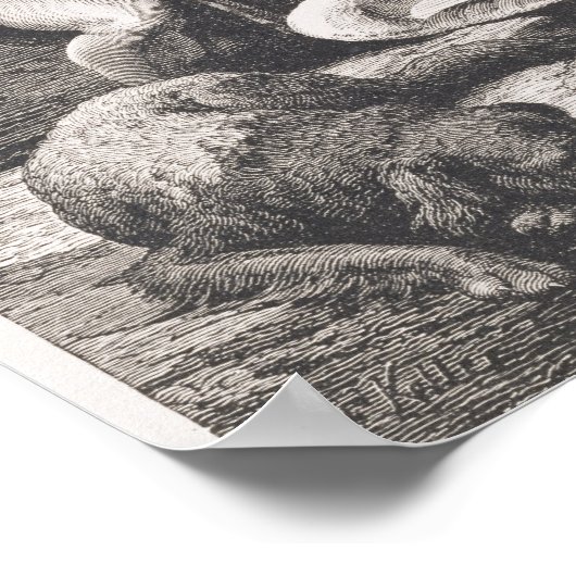 Productie van India-rubber Poster (Hoek)