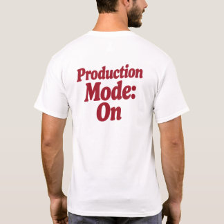 Productiemodus: Aan T-shirt