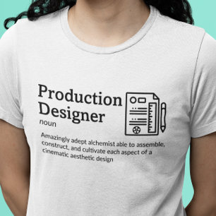 Productieontwerper Definitie Lichte Wijze - Film T-shirt