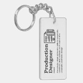 Productieontwerper - Film Crew Sleutelhanger (Voorkant Links)