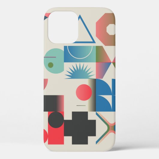 Productieve ontwerpillustraties van bizarre comp Case-Mate iPhone case (Achterkant)