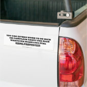 Productievere Bumpersticker (Op Truck)