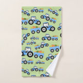 Production de Camion Blue Tracteur (Serviette à main)