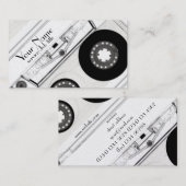 Production de musique audio DJ play carte de visit (Devant / Derrière)