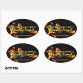 Productions postapocalyptiques Sticker ovale (Feuille)