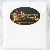 Productions postapocalyptiques Sticker ovale (Sac)