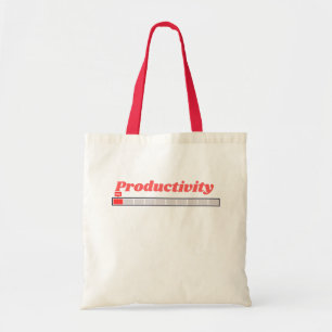 Productiviteit aan het laden Funny Werk Humor Ontw Tote Bag