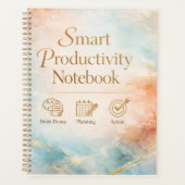 Productivity Notebook Planning & Action Journal (Devant)