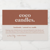 Productkaartenlabel Voedselcontainer Etiket (Enkel label)