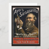  productlabel, Ayer's Sarsaparilla-Drink (Voorkant / Achterkant)