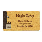 Productlabel Maple Syrup Etiket (Voorkant)