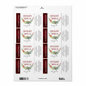 Productlabel Moderne vakantie typografie Etiket (Full Sheet)